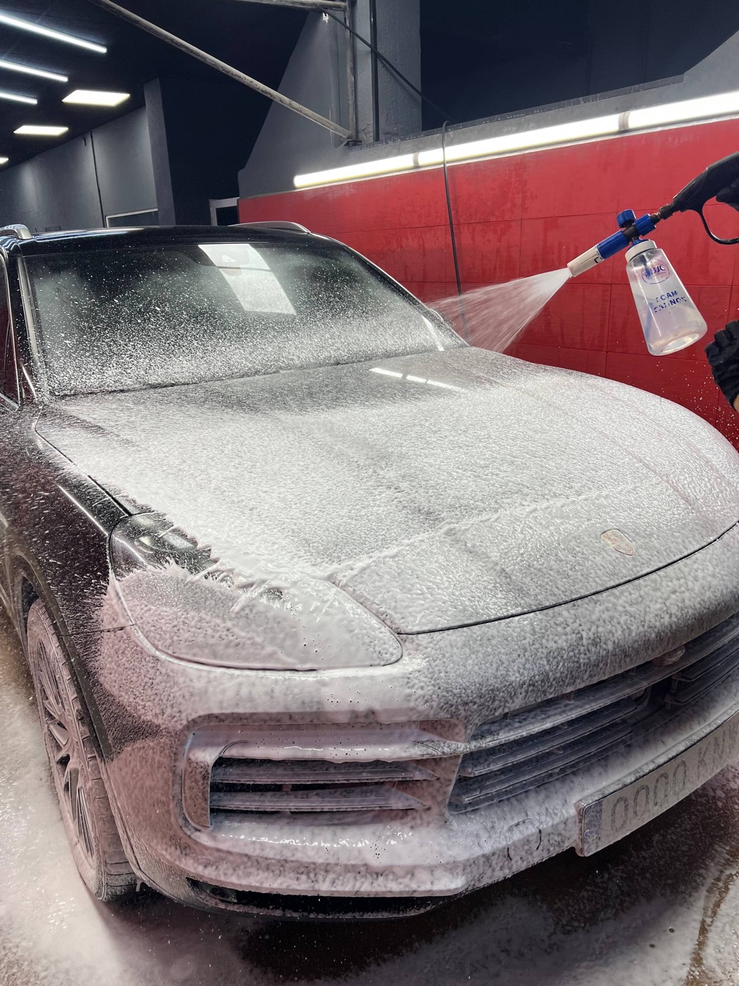 Coche antes, con suciedad